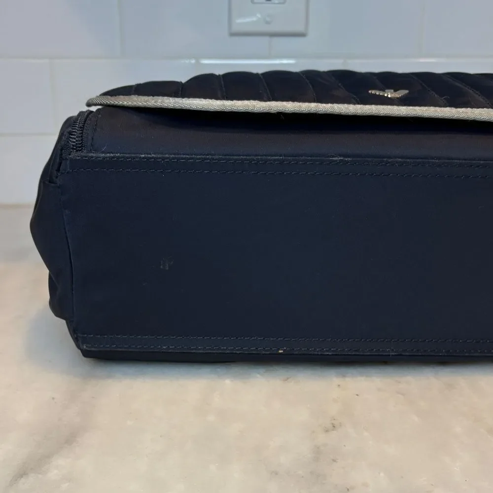 Armani Emporio Navy Blue Designer Baby Diaper Weekender Messenger Bag Set